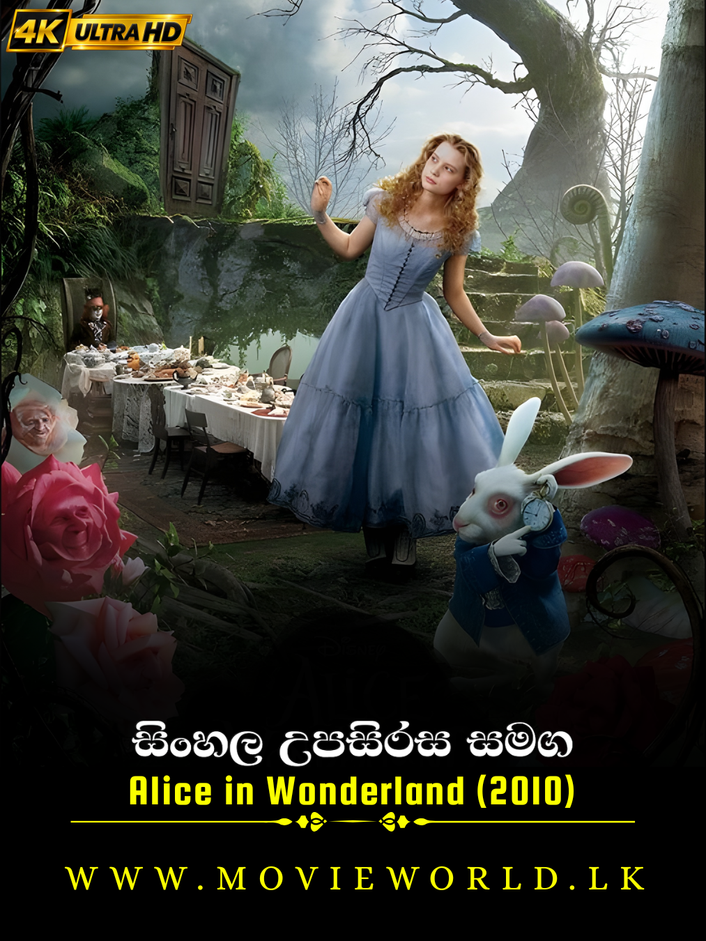 Alice in Wonderland (2010) poster